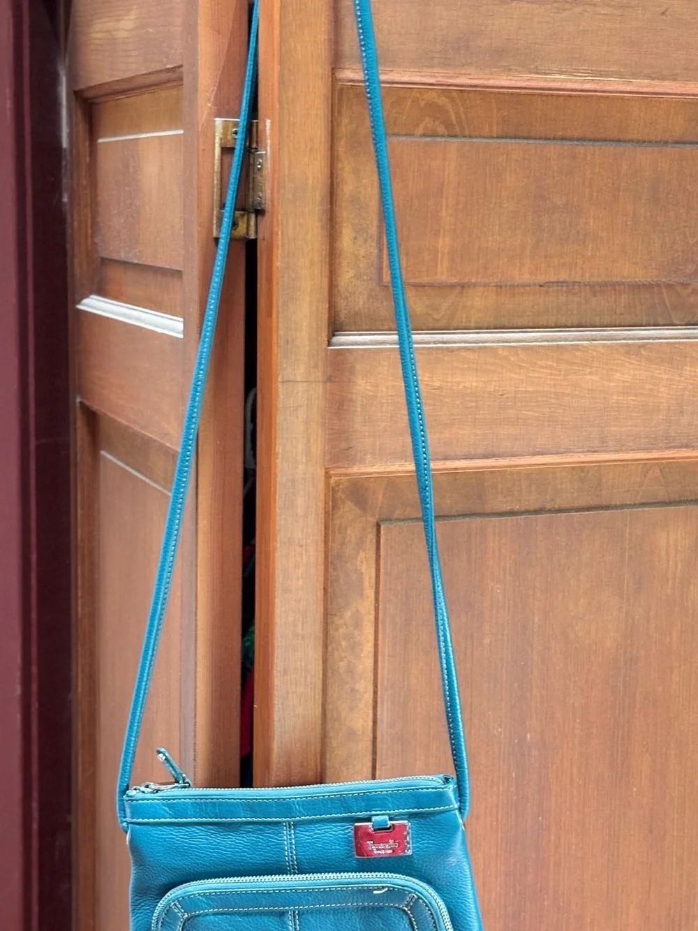 Tignanello leather crossbody bag